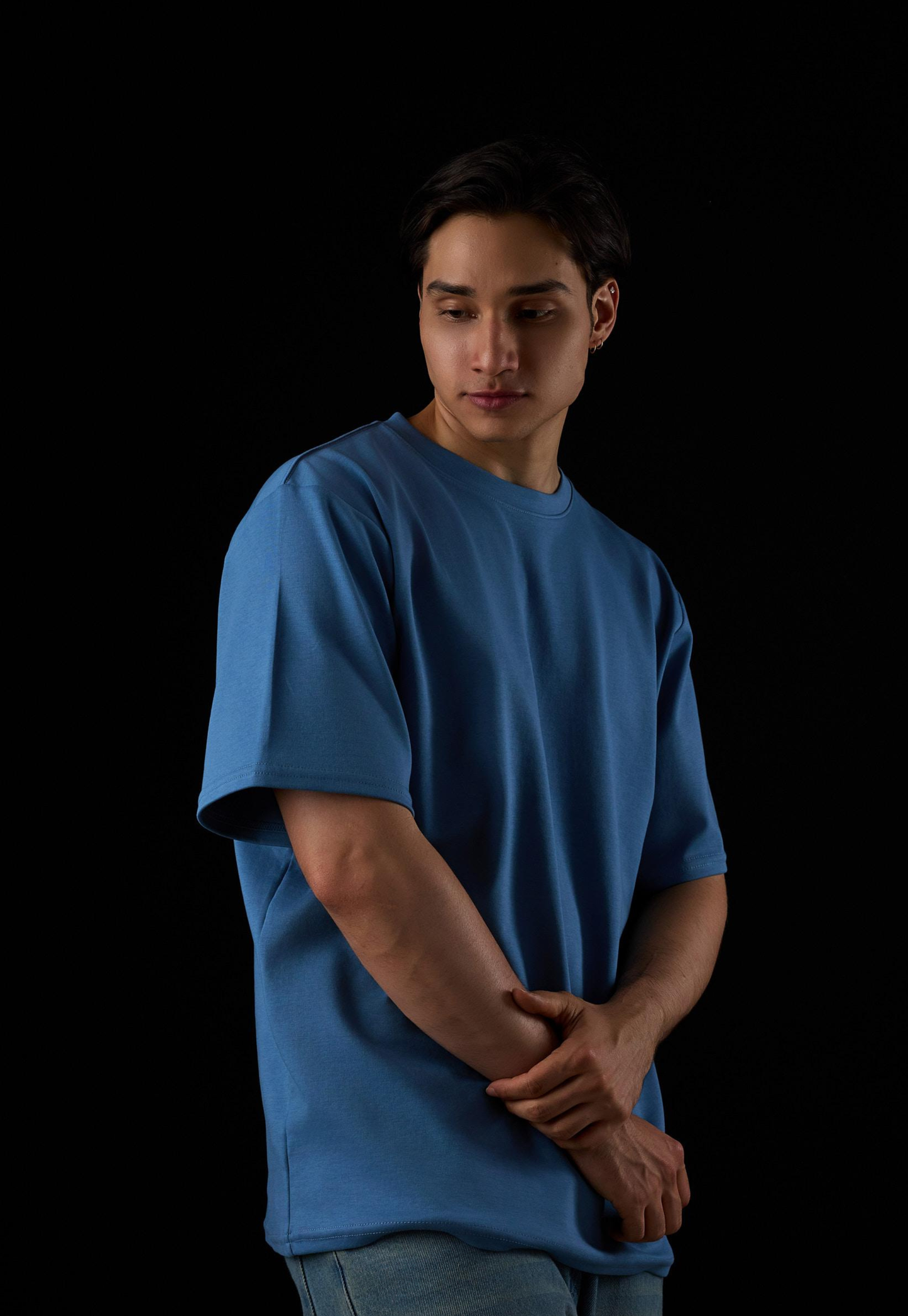 Camiseta Oversize Qatar Color Índigo