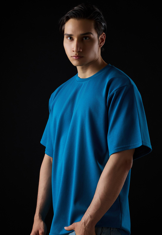 Camiseta Oversize Qatar Color Petróleo