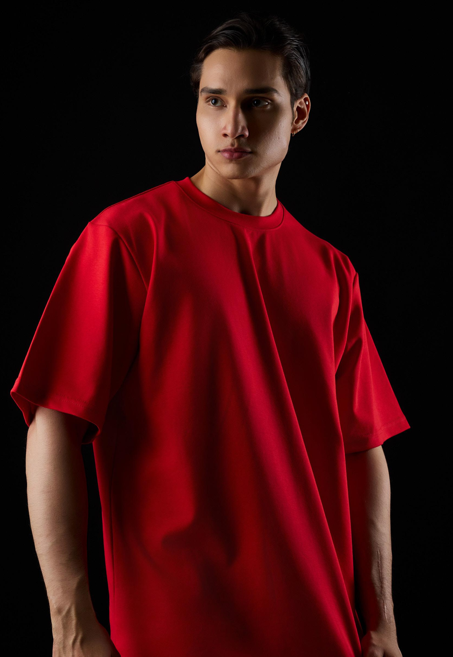 Camiseta Oversize Qatar Color Rojo