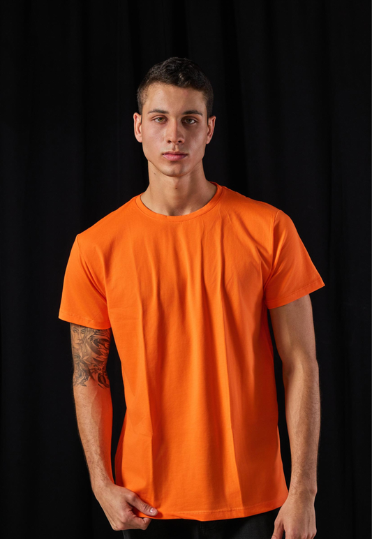 Camiseta Tela Fría Color Naranja