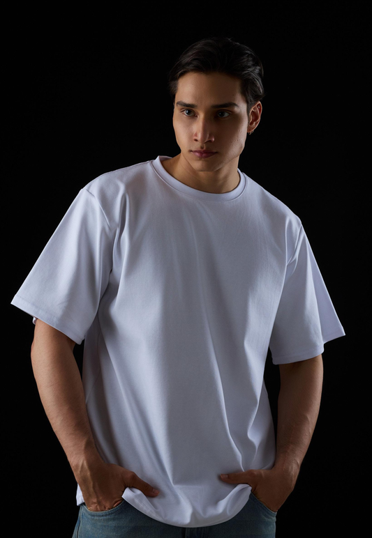 Camiseta Oversize Qatar Color Blanco