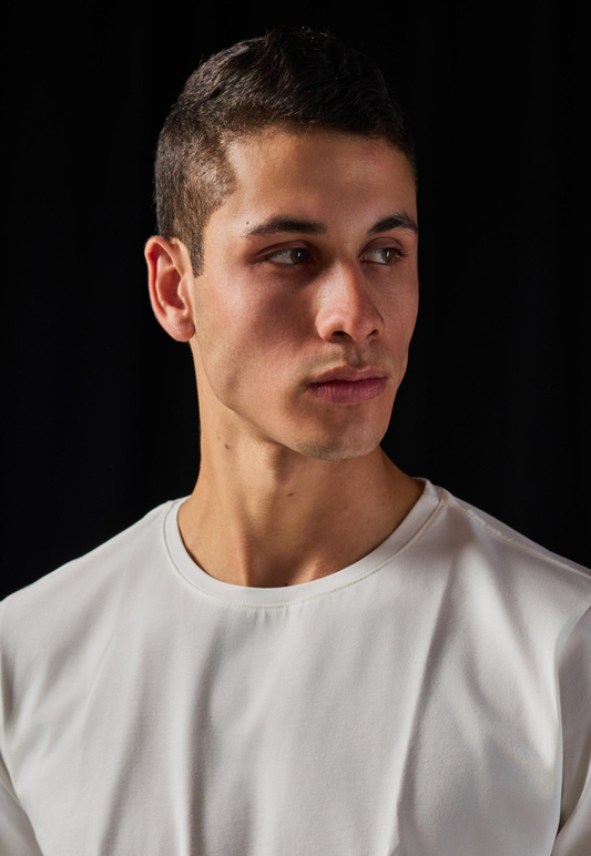 Camiseta Tela Fría Color Marfíl