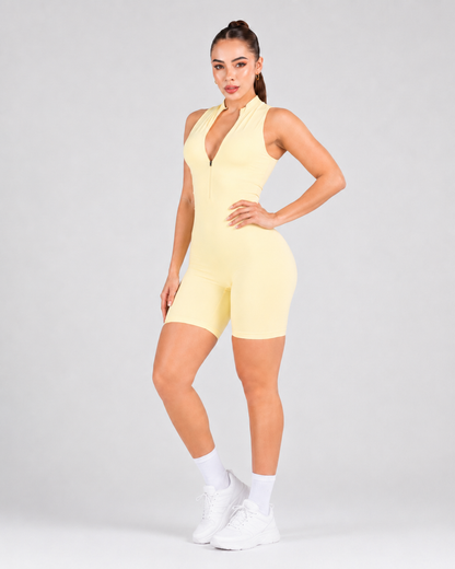 Enterizo Luxury Corto Amarillo