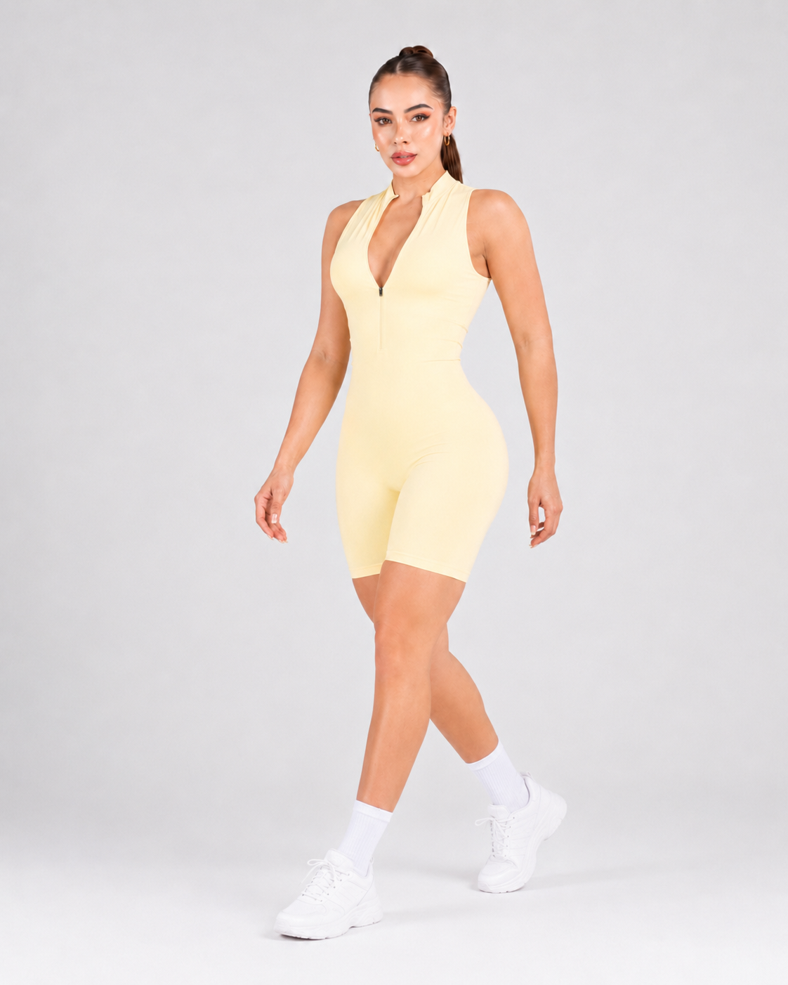 Enterizo Luxury Corto Amarillo