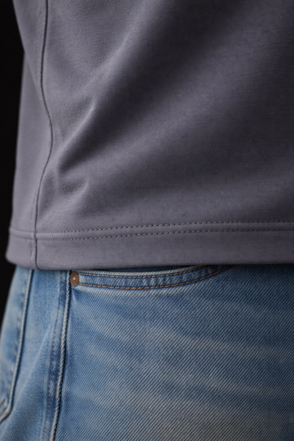 Camiseta Oversize Qatar Color Gris Oscuro