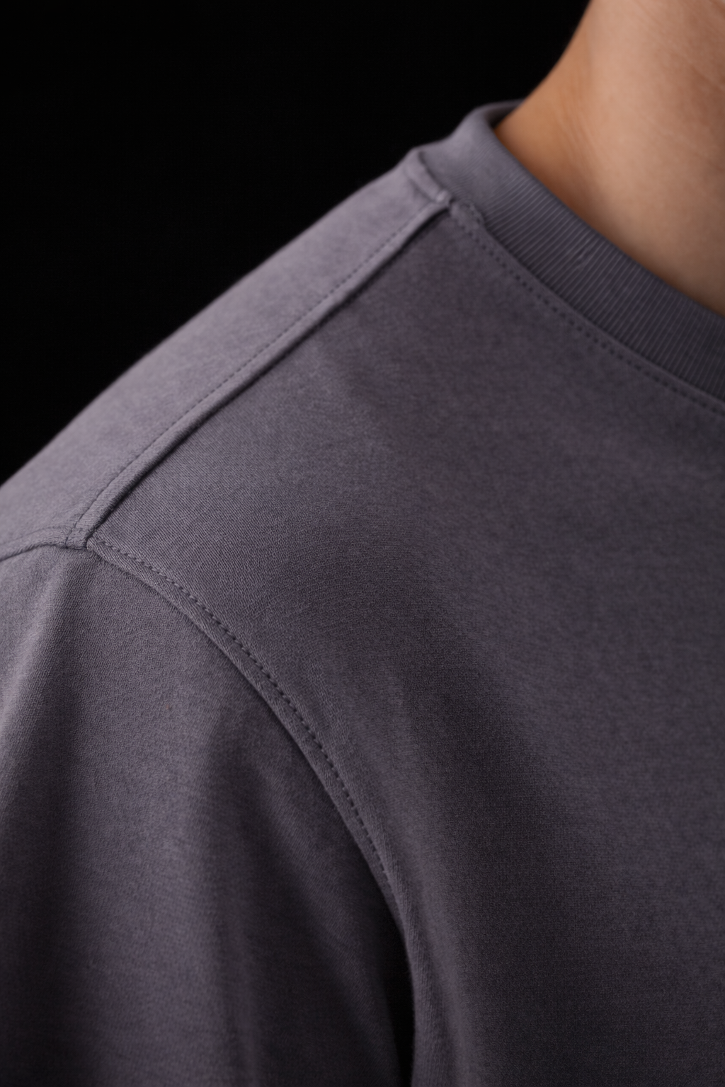 Camiseta Oversize Qatar Color Gris Oscuro