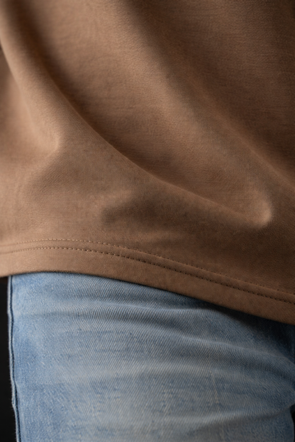 Camiseta Oversize Qatar Color Mocca