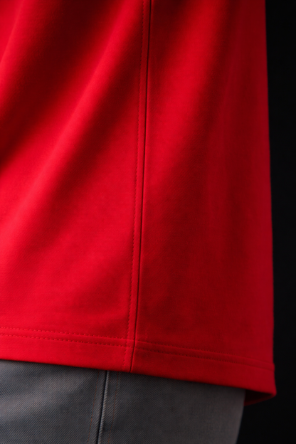 Camiseta Oversize Qatar Color Rojo