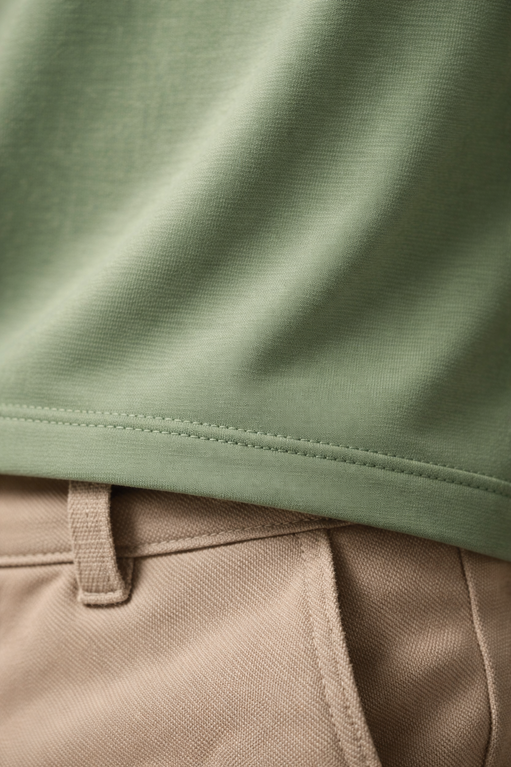 Camiseta Tela Fría Color Verde Salvia