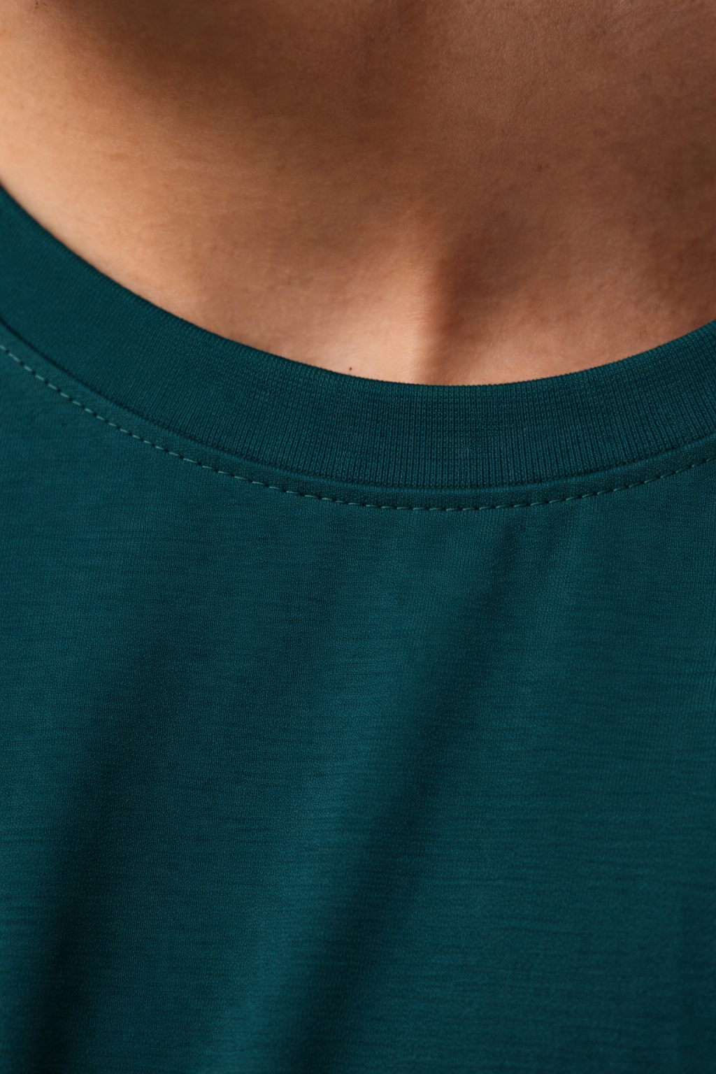 Camiseta Tela Fría Color Verde Oscuro