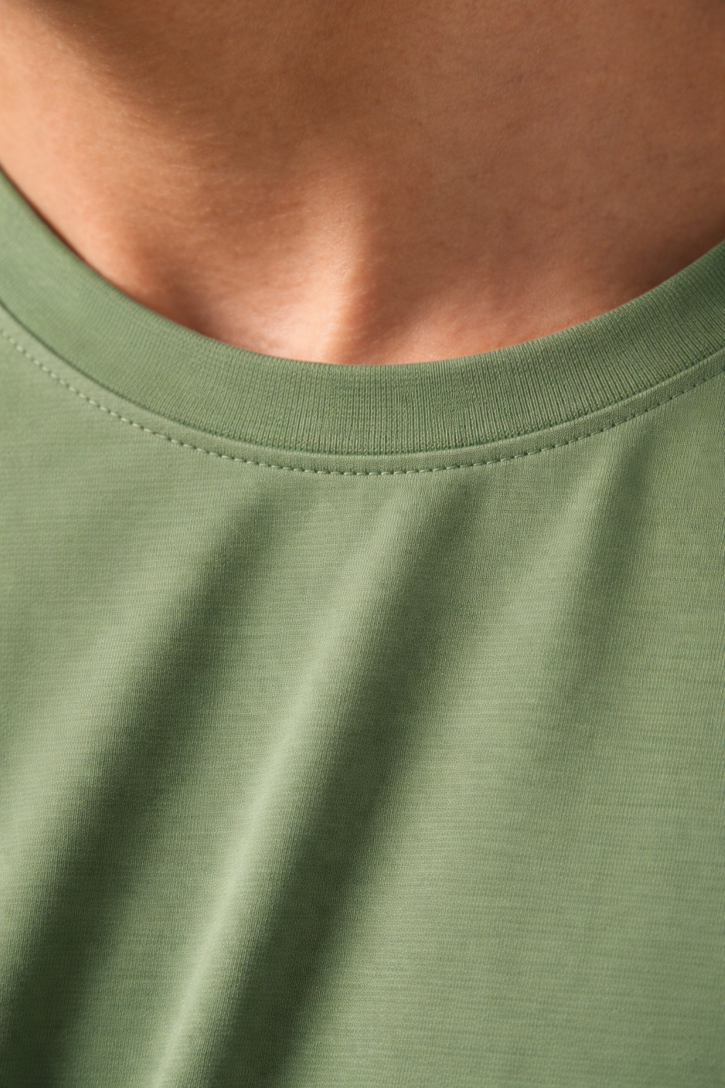Camiseta Tela Fría Color Verde Militar