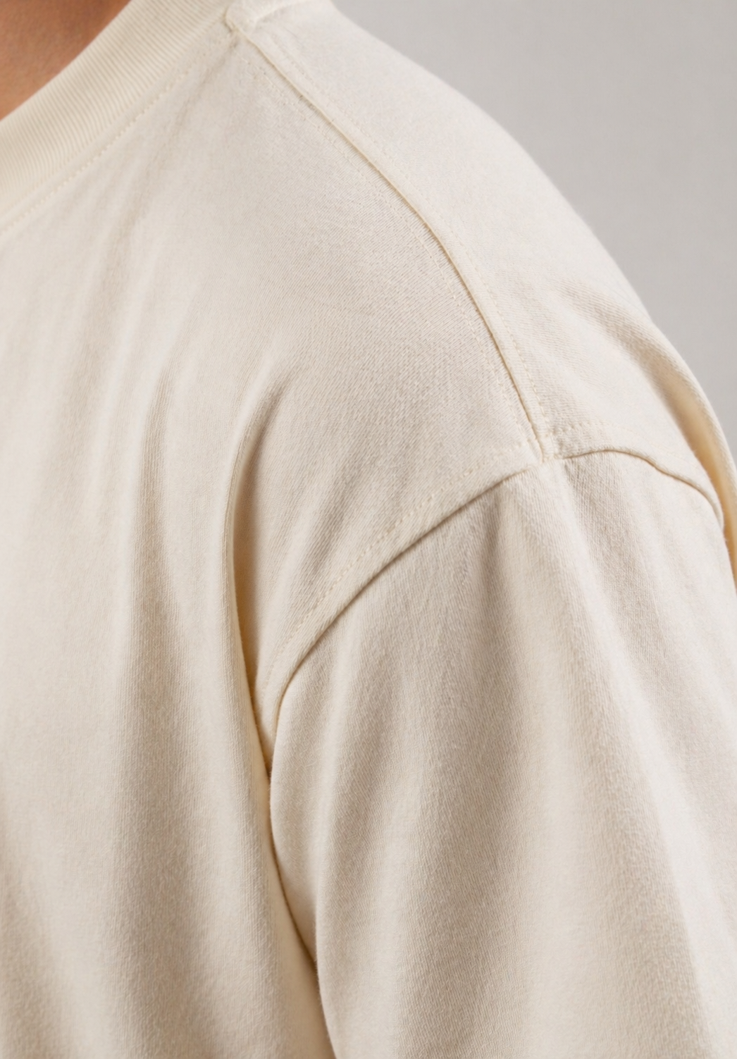 Camiseta Oversize Super Imperium Color Crema
