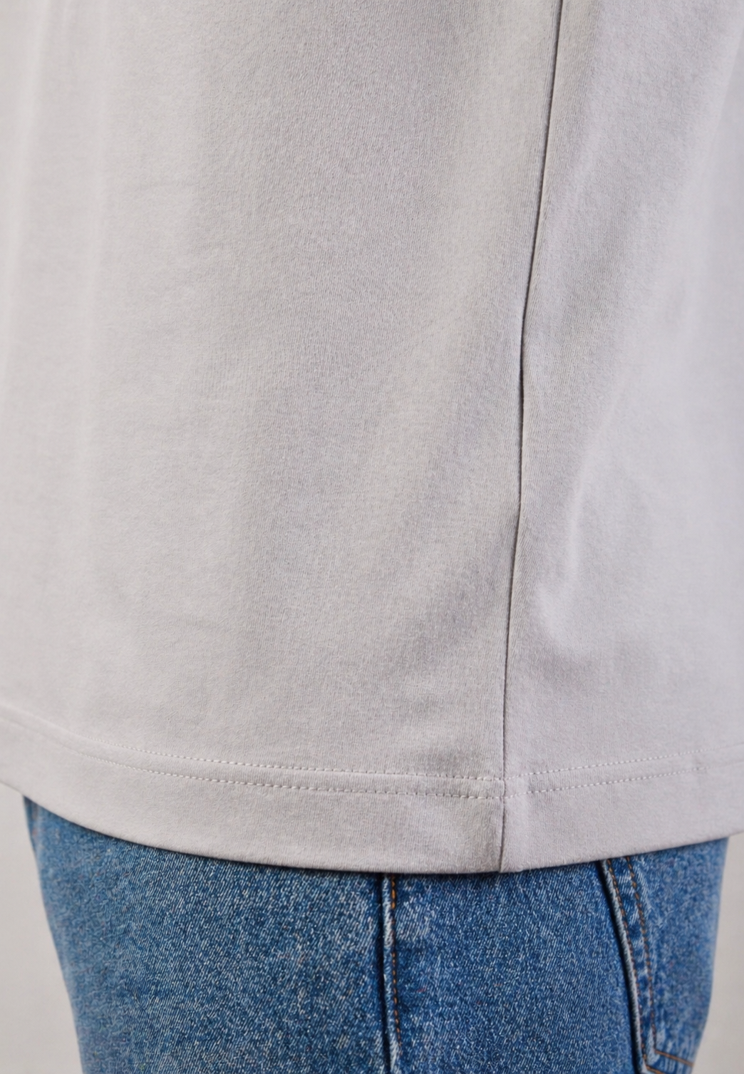 Camiseta Oversize Super Imperium Color Gris Claro