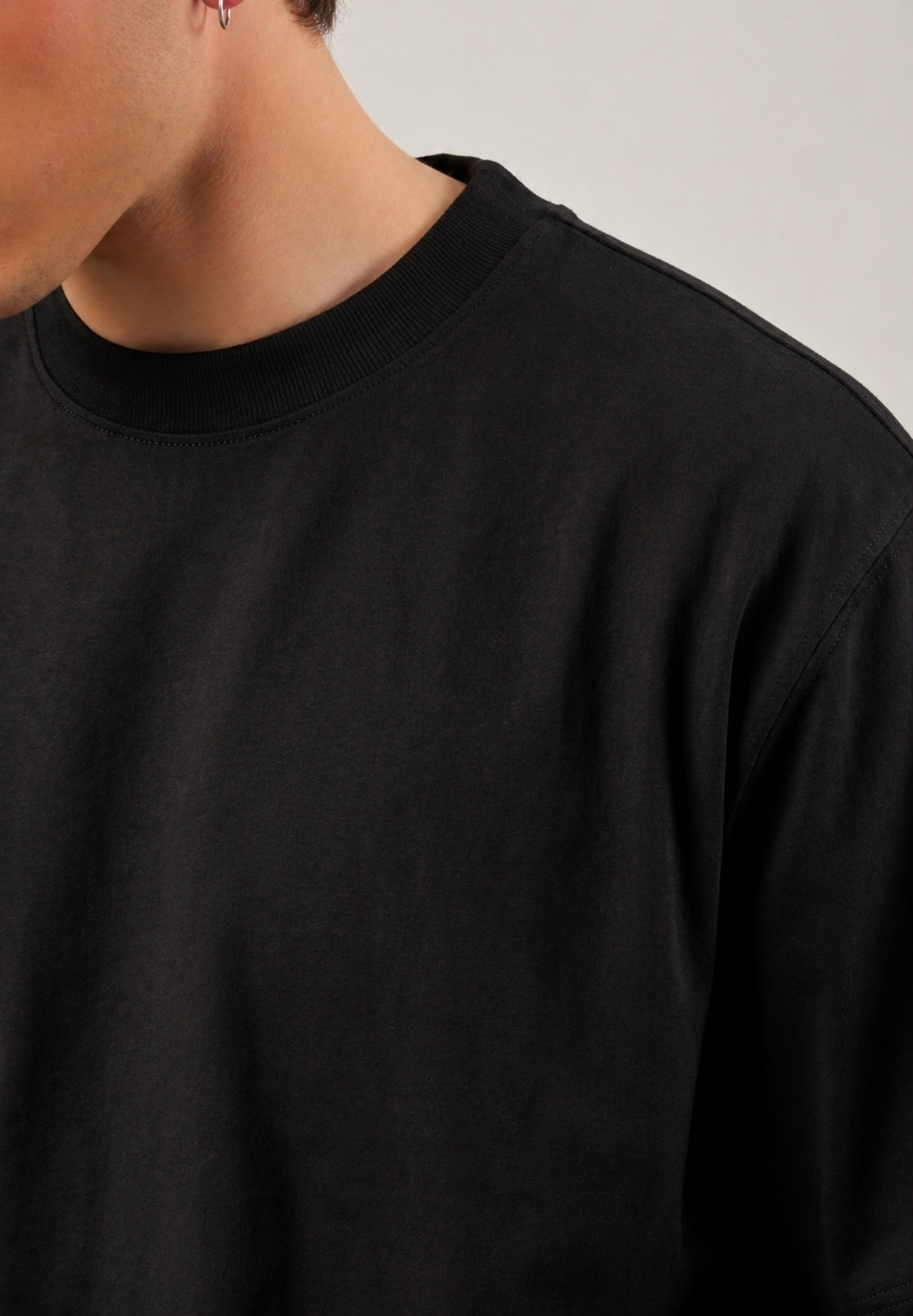 Camiseta Oversize Super Imperium Color Negro