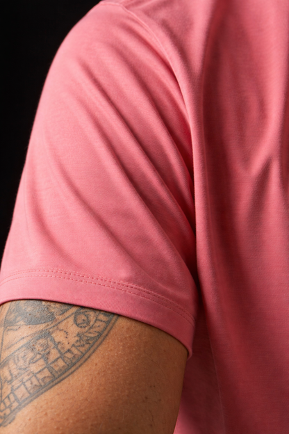 Camiseta Tela Fría Color Rosa Pastel