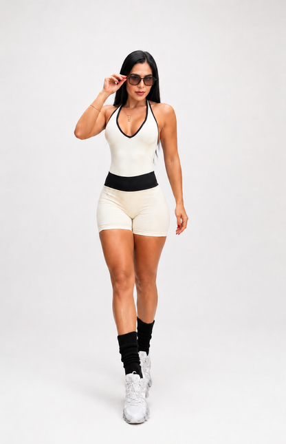 Set Halo Marfil Sesgo Negro