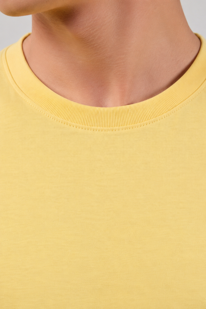 Camiseta Tela Fría Color Amarillo Claro