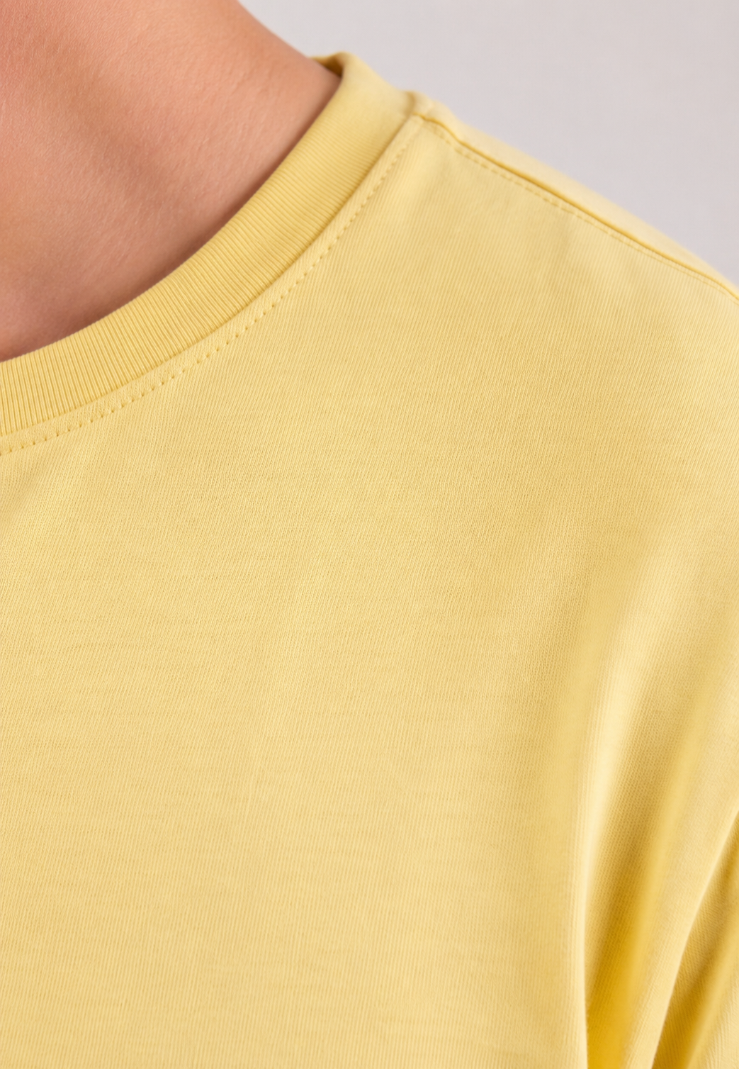 Camiseta Tela Fría Color Amarillo Claro