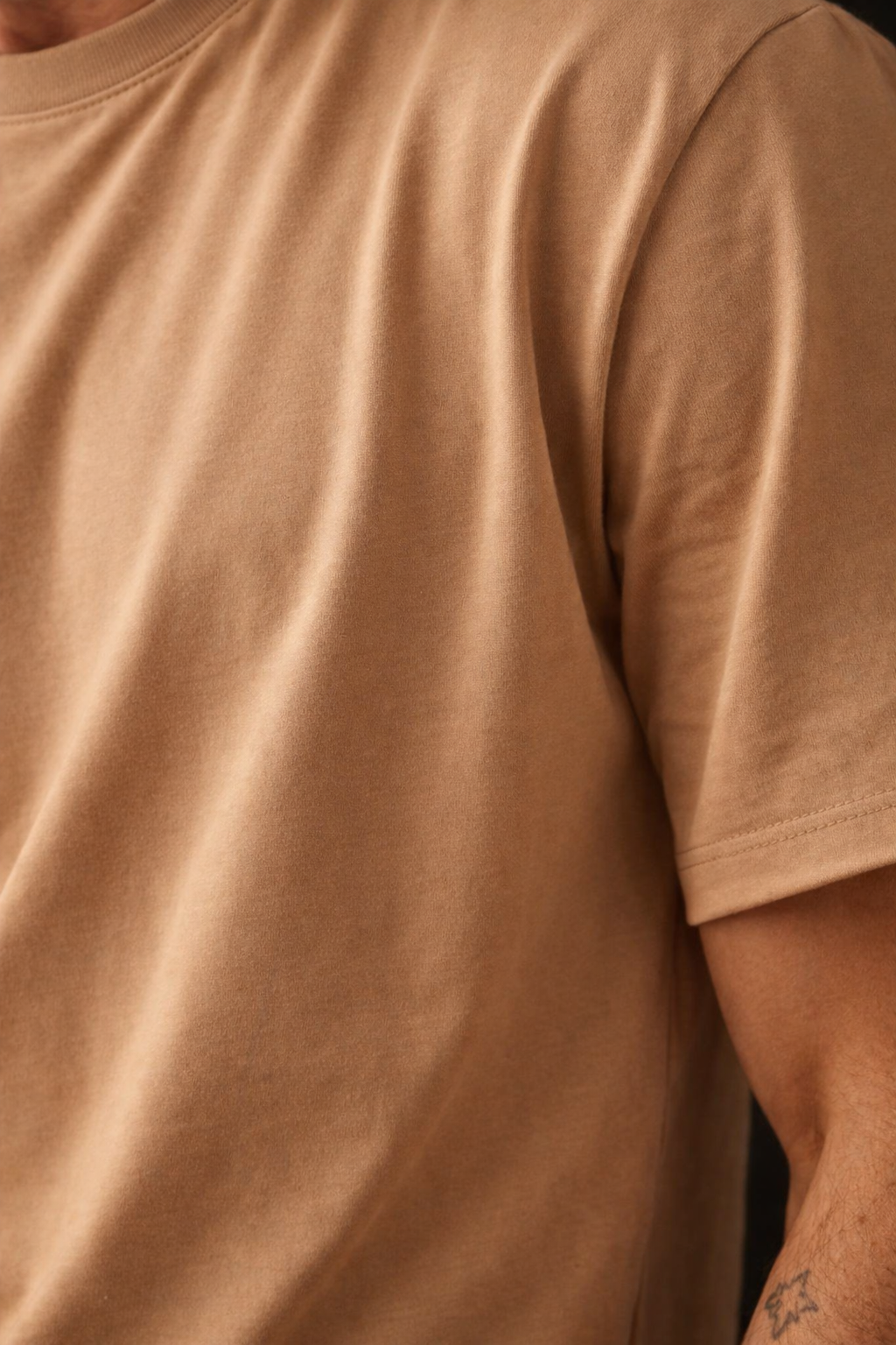 Camiseta Tela Fría Color Chocolate