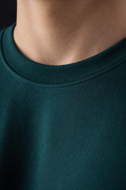 Camiseta Oversize Qatar Color Verde Botella