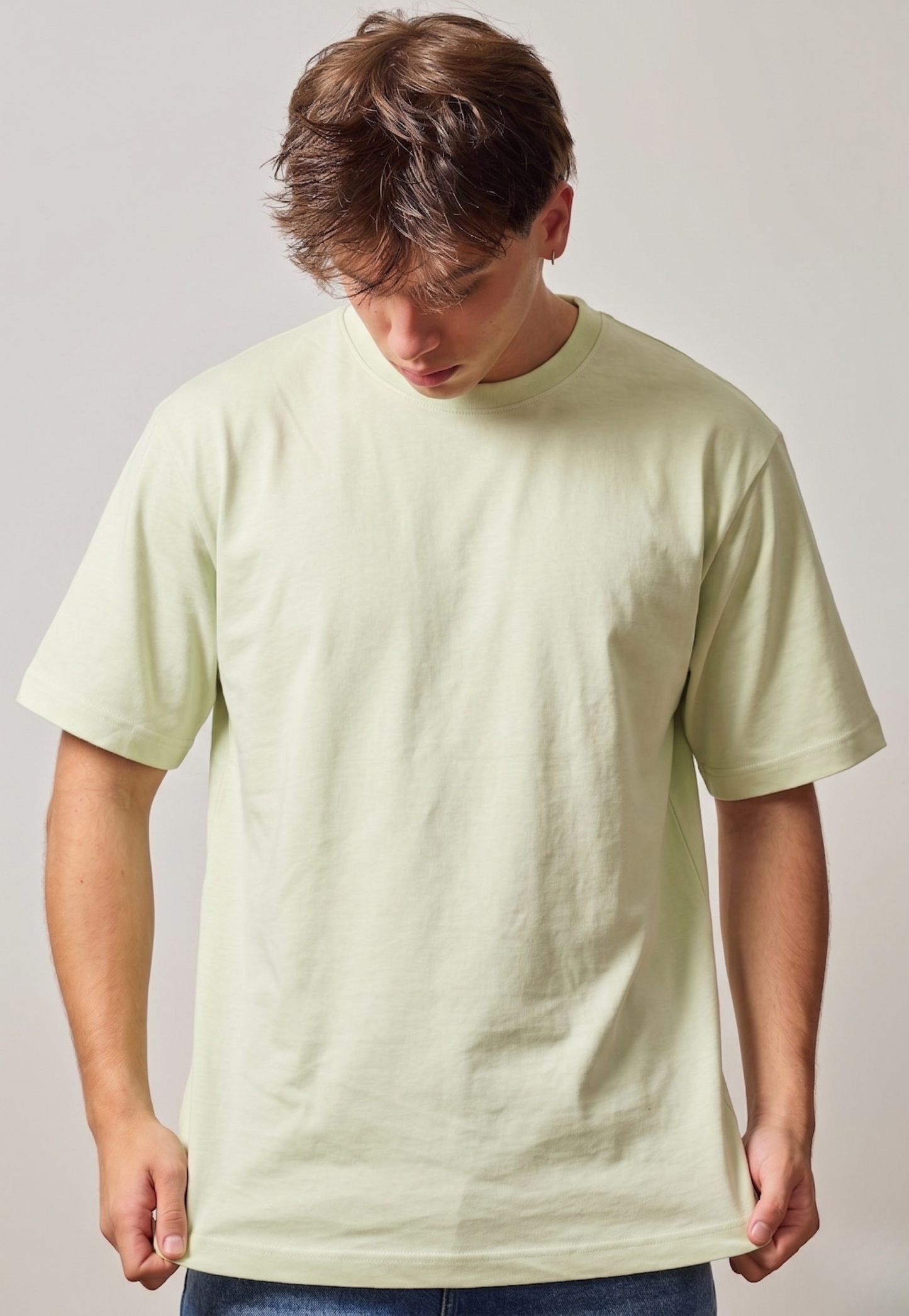 Camiseta Oversize Qatar Color Verde Menta