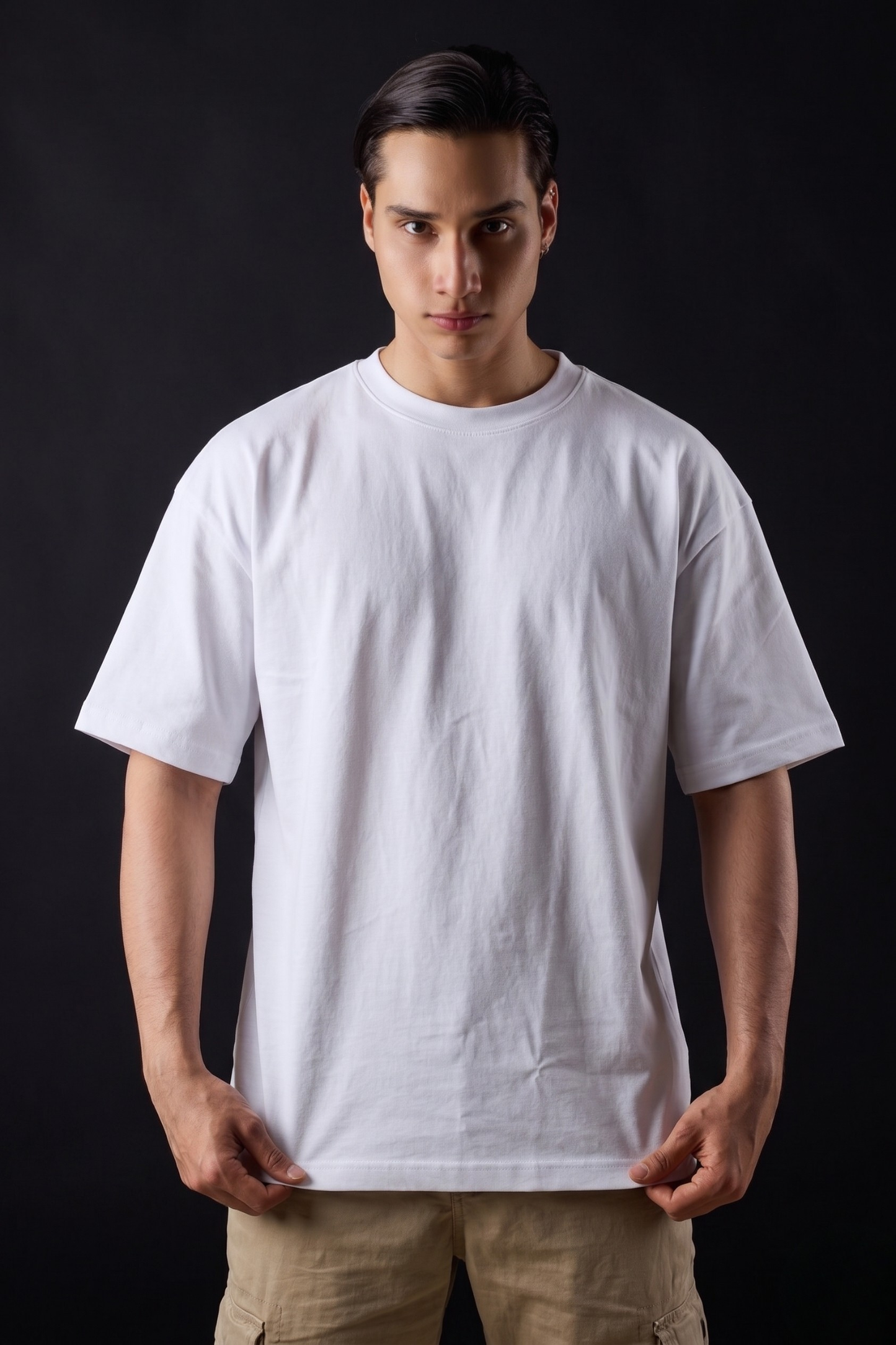 Camiseta Oversize Super Qatar Color Blanco