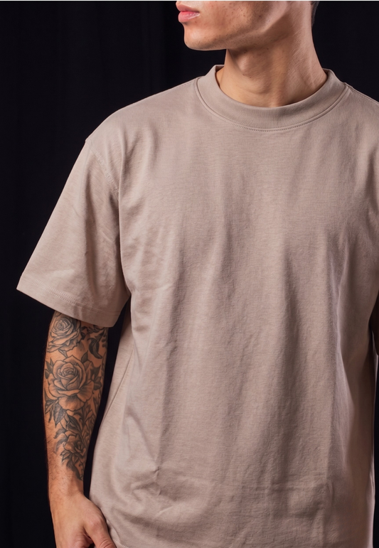 Camiseta Oversize Super Imperium Café Claro