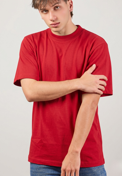Camiseta Oversize Super Imperium Color Rojo
